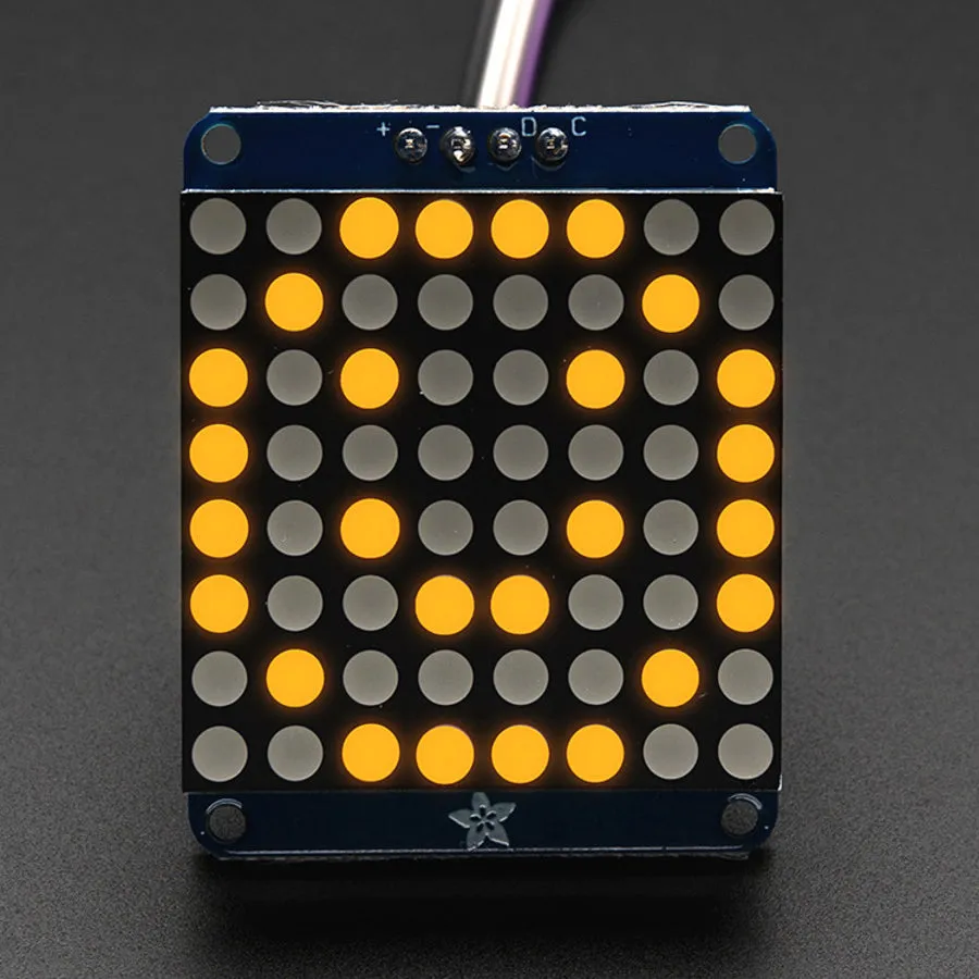 Adafruit Small 1.2" 8x8 LED Matrix w/I2C Backpack