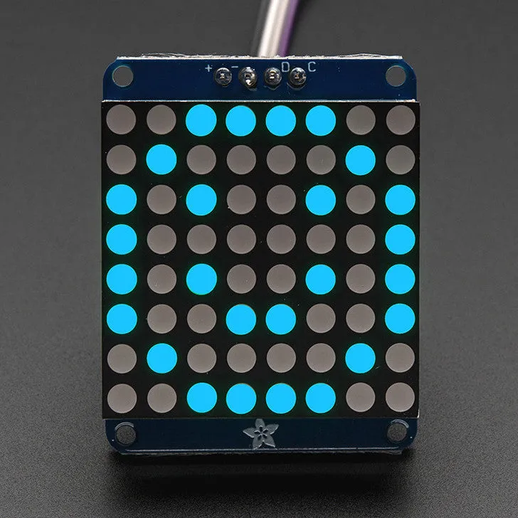 Adafruit Small 1.2" 8x8 LED Matrix w/I2C Backpack