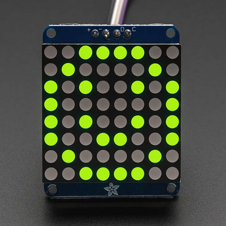 Adafruit Small 1.2" 8x8 LED Matrix w/I2C Backpack