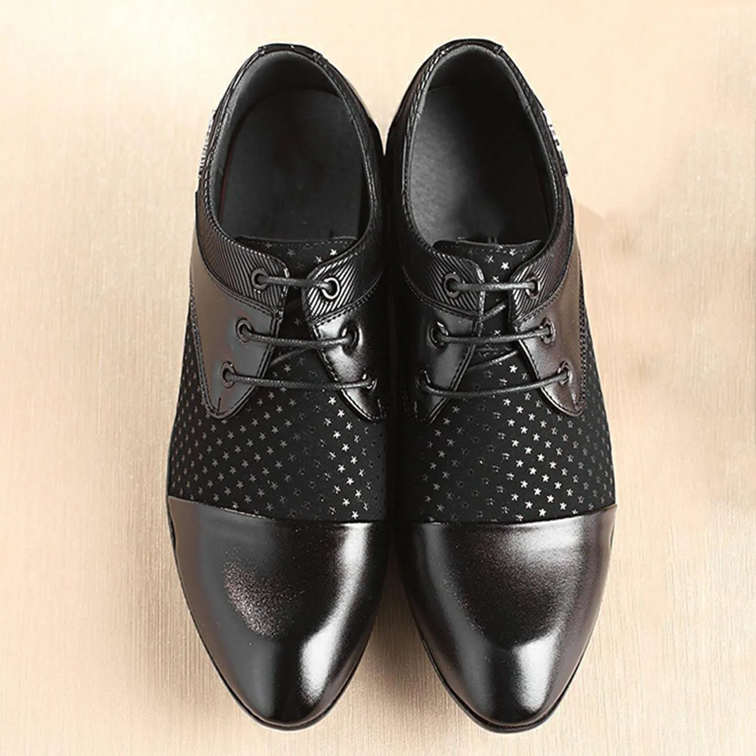 ADMLZQQ Men's Dress Shoes Oxford Shoes Formal Pointed Lace Up Casual Business Suit Tuxedo Wedding Shoes for Men