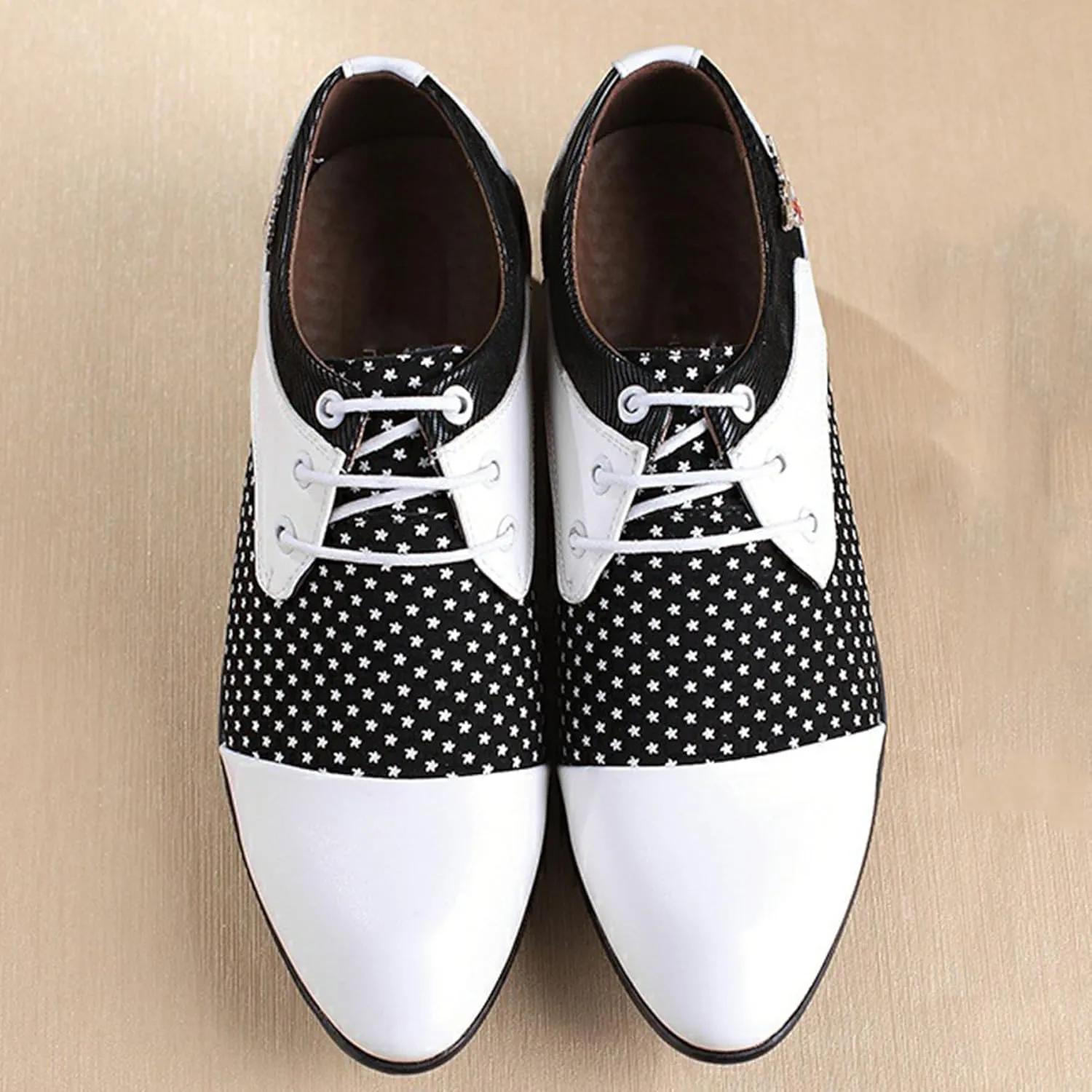 ADMLZQQ Men's Dress Shoes Oxford Shoes Formal Pointed Lace Up Casual Business Suit Tuxedo Wedding Shoes for Men