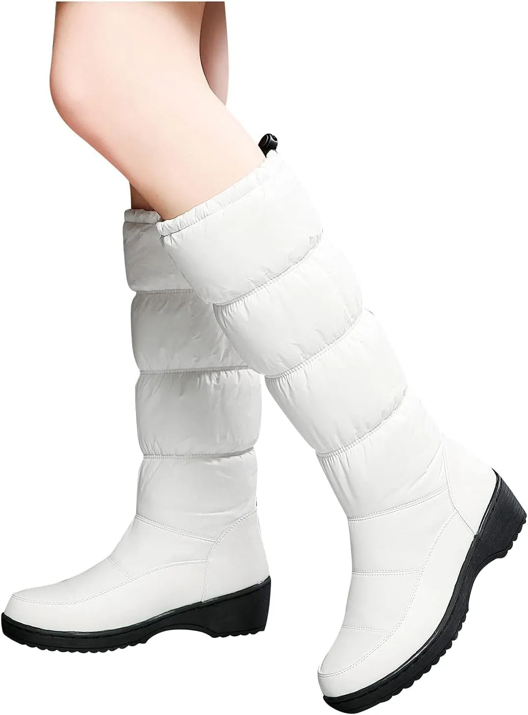 Bcshiye Womens Warm Boots Winter Anti-skid Ankle Snow Boots Thickening Waterproof Fur Booties Outdoor Shoes for Women