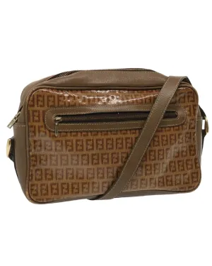 Beige Zucchino Canvas Shoulder Bag with Adjustable Strap