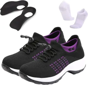 Comfort Wear Orthowear Shoes for Women Plantar Fasciitis Comfortwear Ortho Stretch Cushion Shoes for Women Arch Support