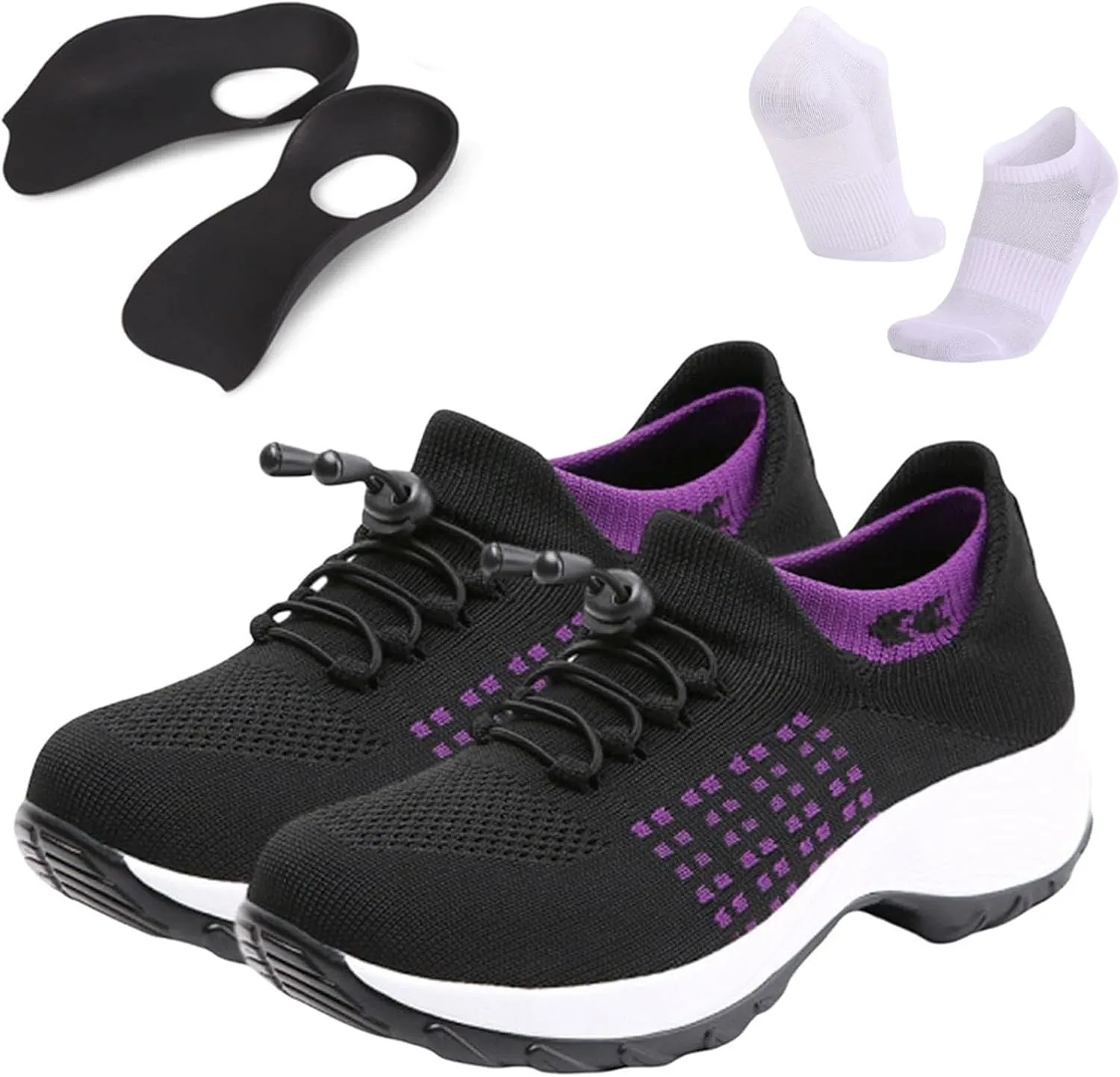 Comfort Wear Orthowear Shoes for Women Plantar Fasciitis Comfortwear Ortho Stretch Cushion Shoes for Women Arch Support