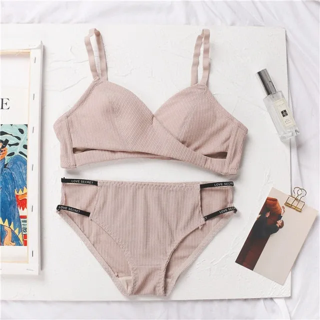Cotton Push Up & Underwear Set