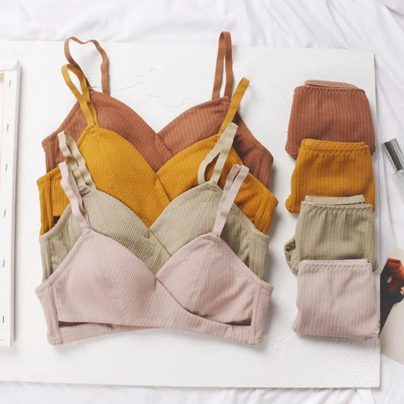 Cotton Push Up & Underwear Set