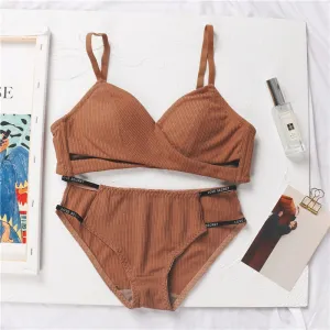 Cotton Push Up & Underwear Set