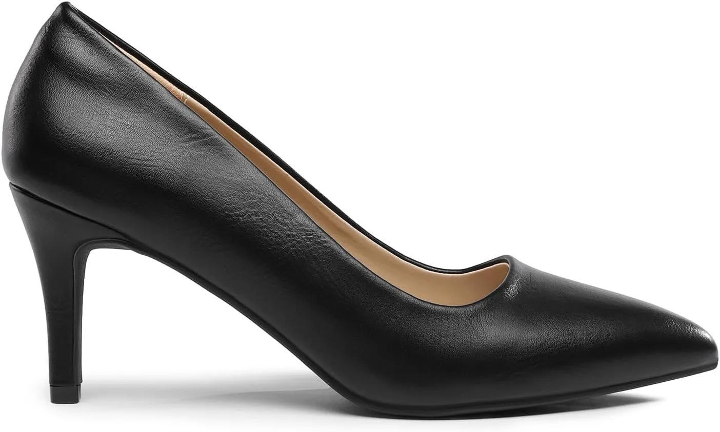 DREAM PAIRS Women's High Stiletto Heels Closed Pointed Toe Dress Pumps Shoes for Wedding Work Office Business, 3 Inches