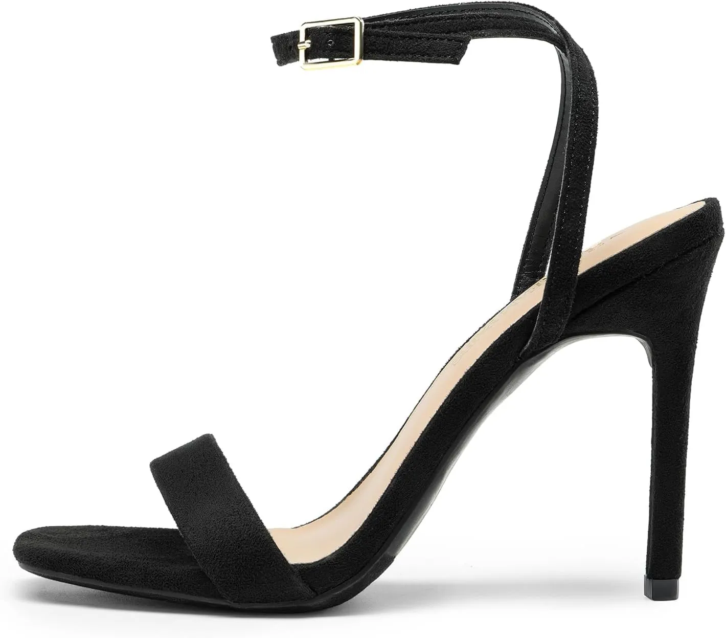 DREAM PAIRS Womens High Stilettos Open Square Toe Ankle Strap Heels Sexy Comfort Strappy Dress Shoes Wedding Bridal Pumps Sandals