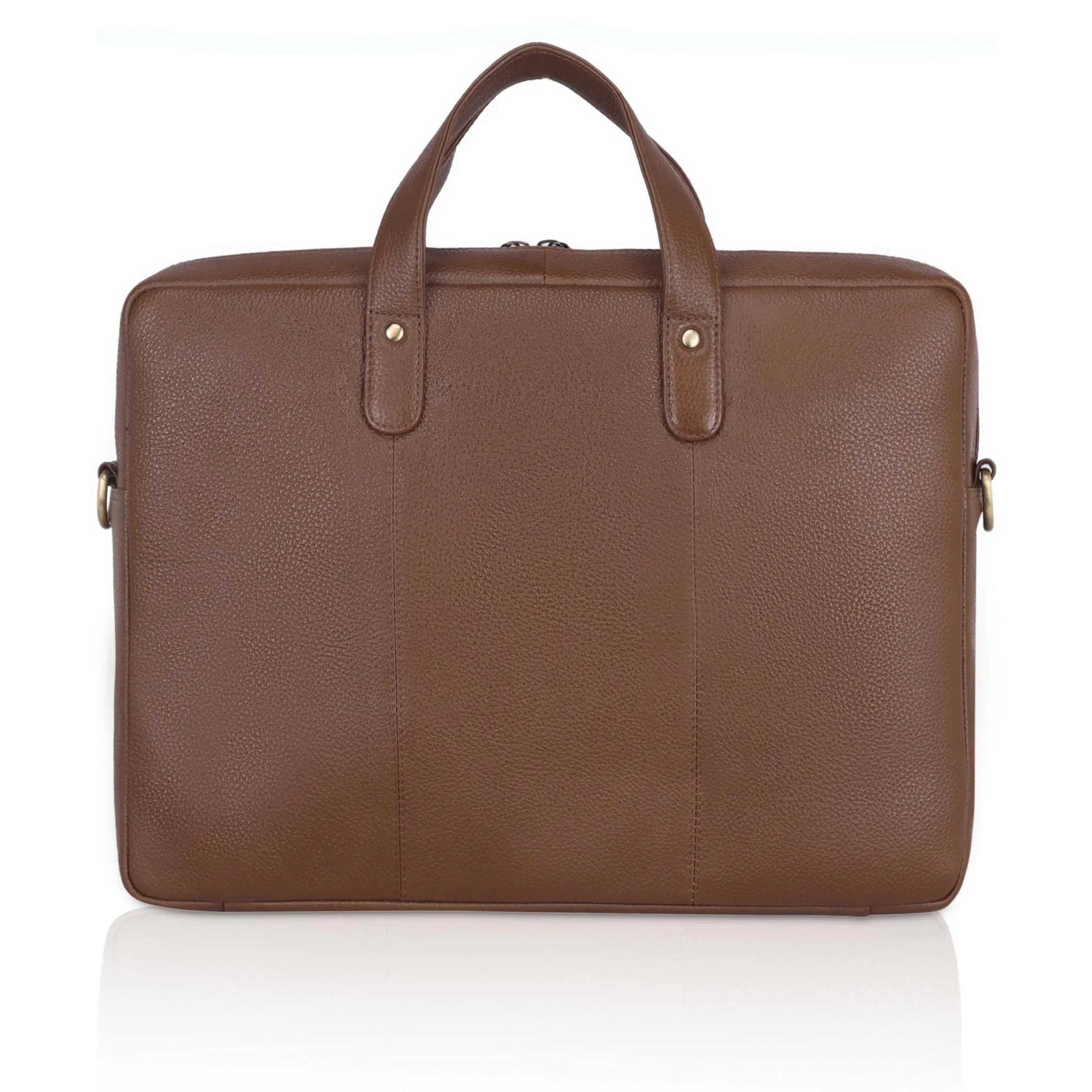 EVANDER Leather Laptop Messenger Bag for Men