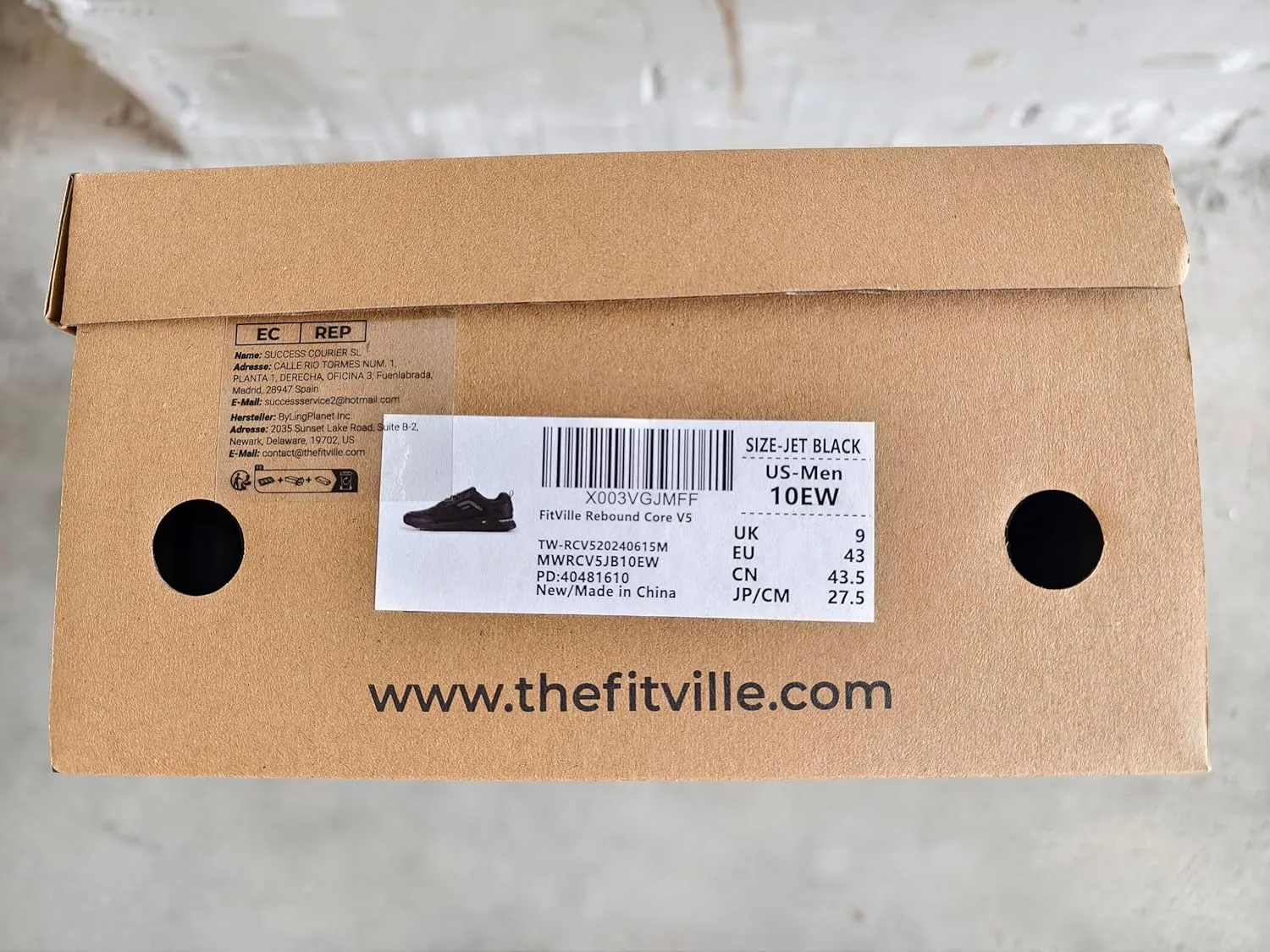 FitVille Men's Extra Wide Hiking Shoes Outdoor Walking Shoes Low-top Waterproof Work Shoes Soft Toe with Arch Support for Heel Pain Relief - Rugged Core