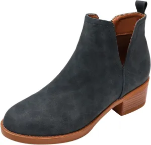 Gibobby Boots for Women Low Heel Arch Support Boots Comfortable Casual Short Ankle Booties Everyday Boots 52