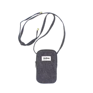 Hindbag Bill Phone Bag - Grey Denim