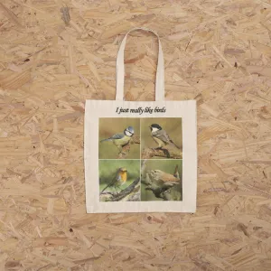 I Just Really Like Birds Tote Bag
