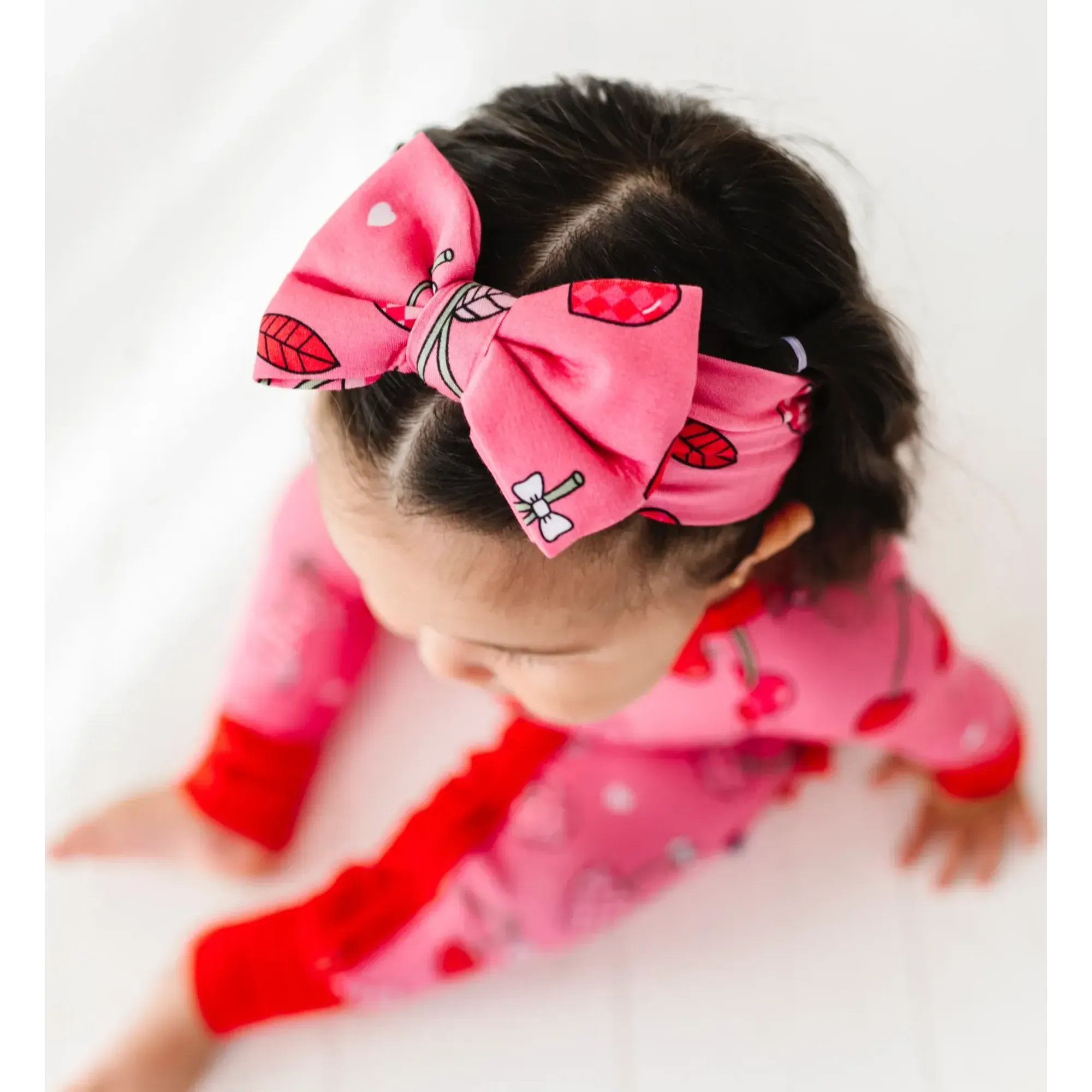 I Love You Cherry Much Convertible Footies with Ruffle