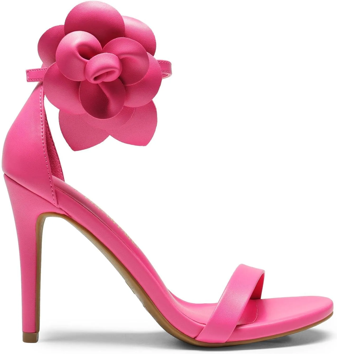 JORISTIMO Women's Open Toe High Heels Stiletto Crystal Embellished Heeled Sandals Dress Shoes for Women