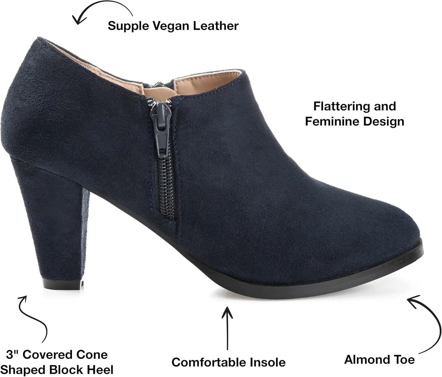 Journee Collection Women's Ankle Boots and Booties