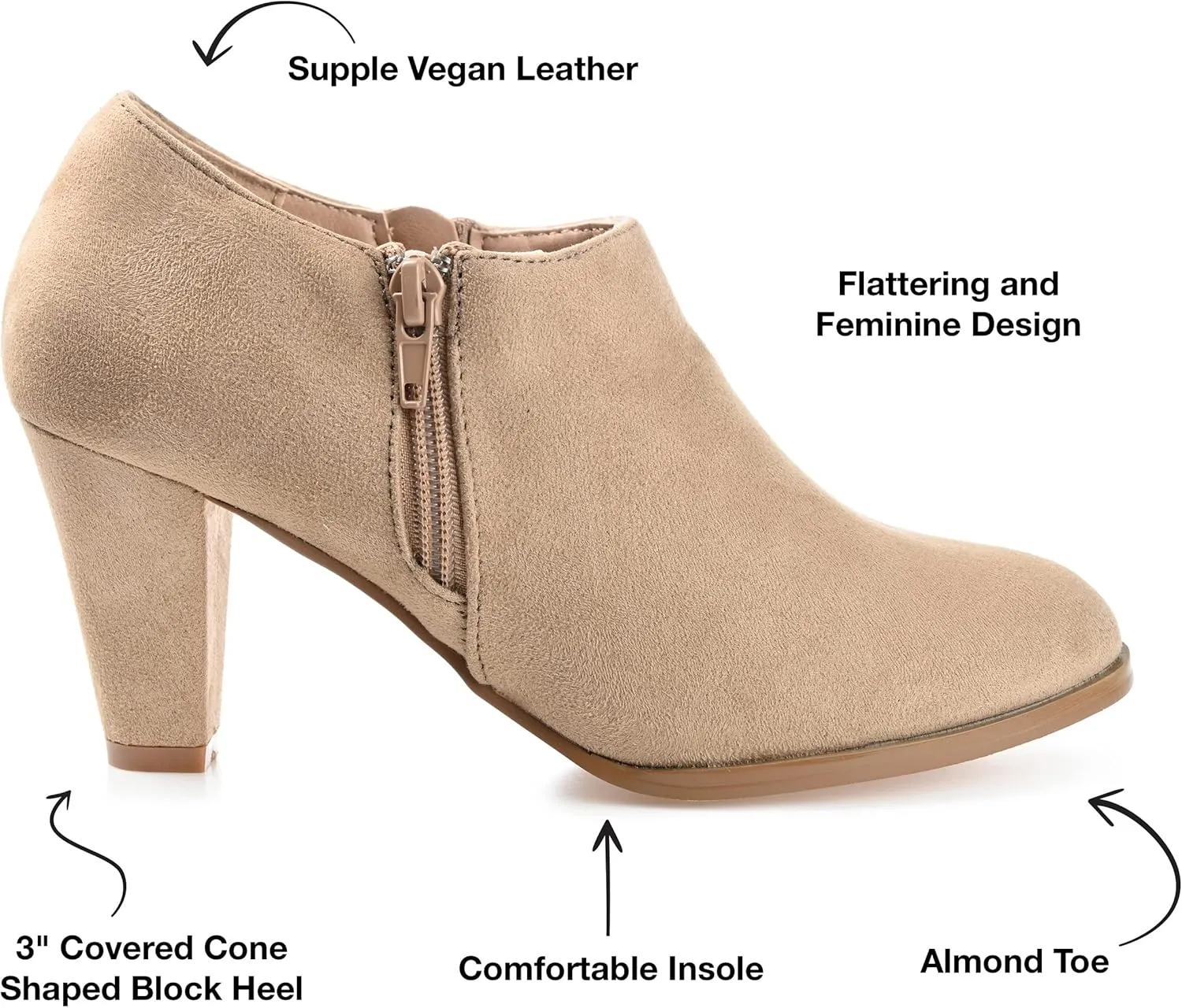 Journee Collection Women's Ankle Boots and Booties