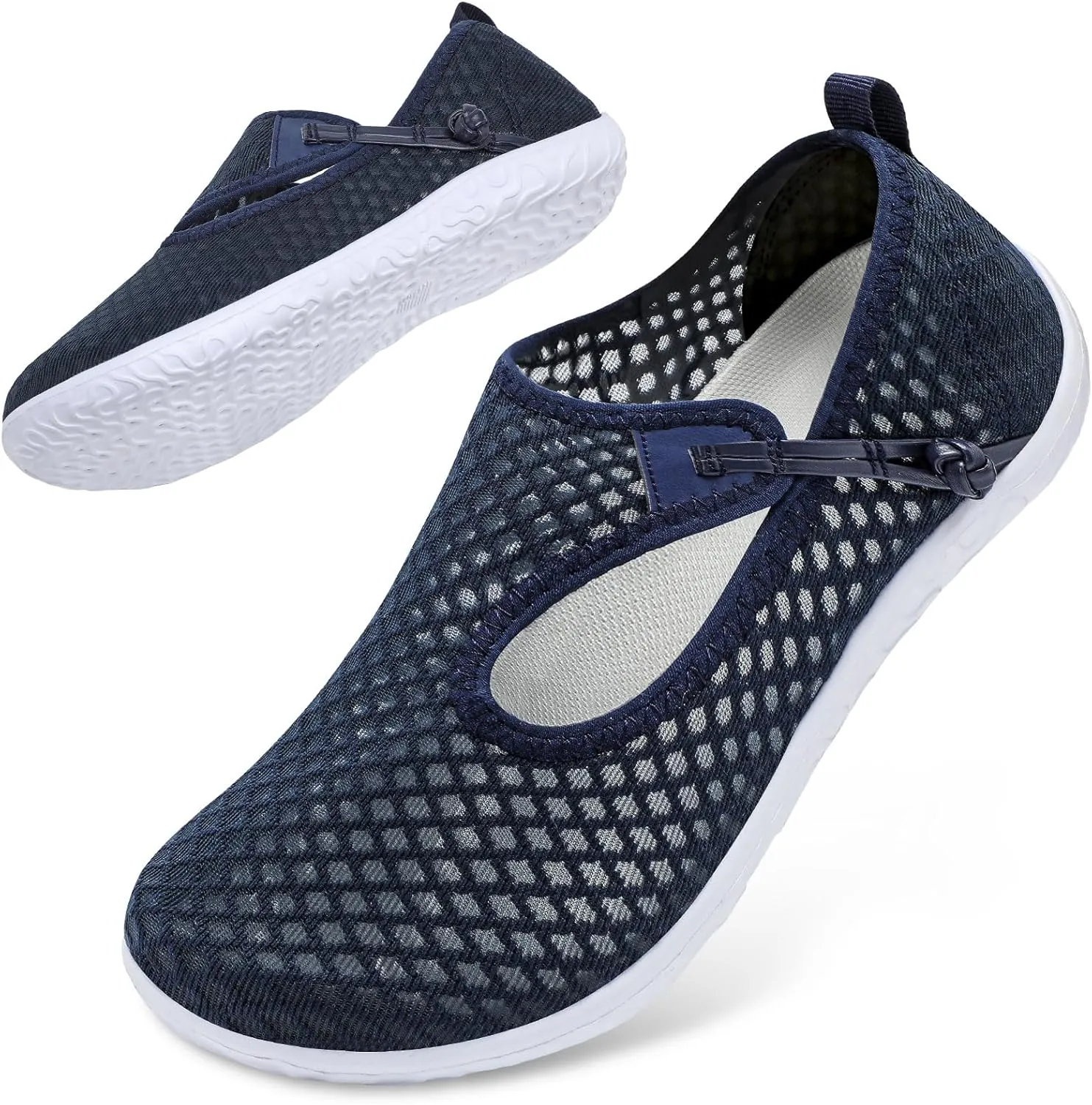 L-RUN Womens Mens Water Shoes Barefoot Aqua Socks Quick-Dry Non Slip Shoes for Beach Swim Pool River Boating Surf Yoga