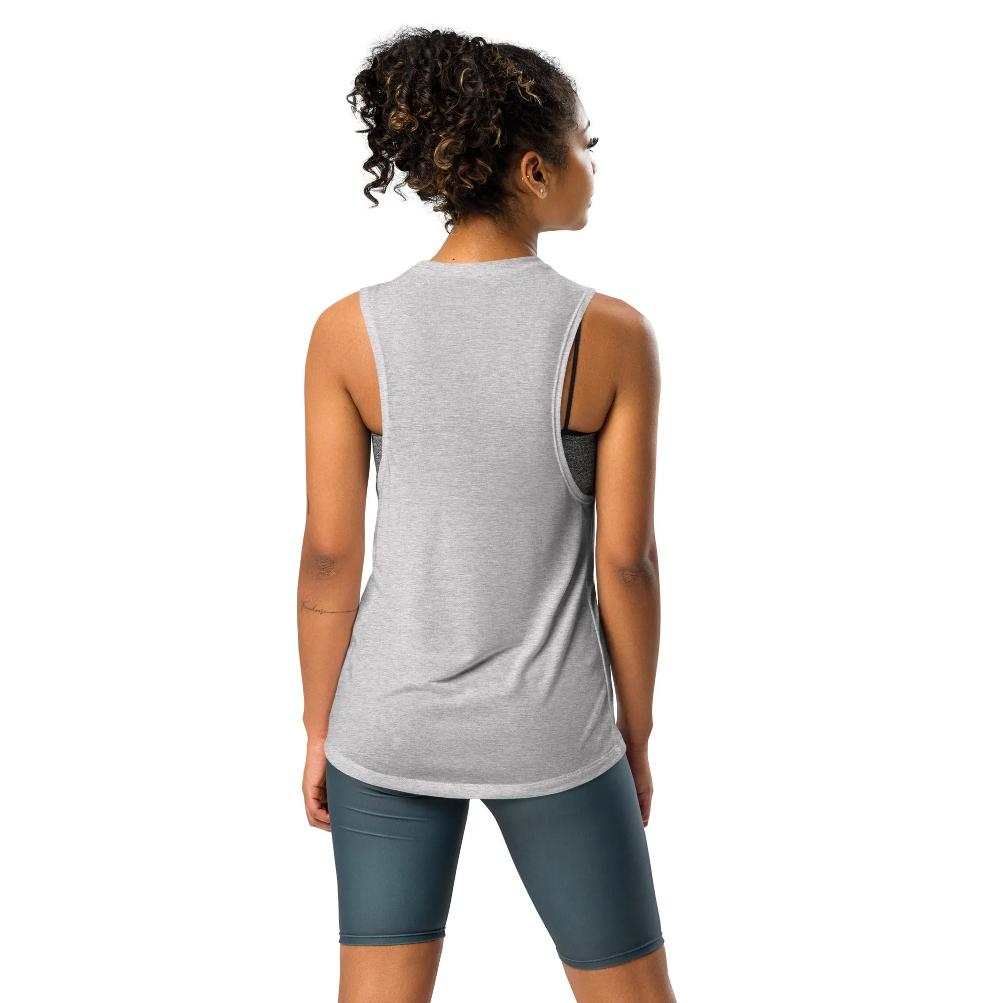 Ladies’ Muscle Tank Breathe, Trust, Let Go
