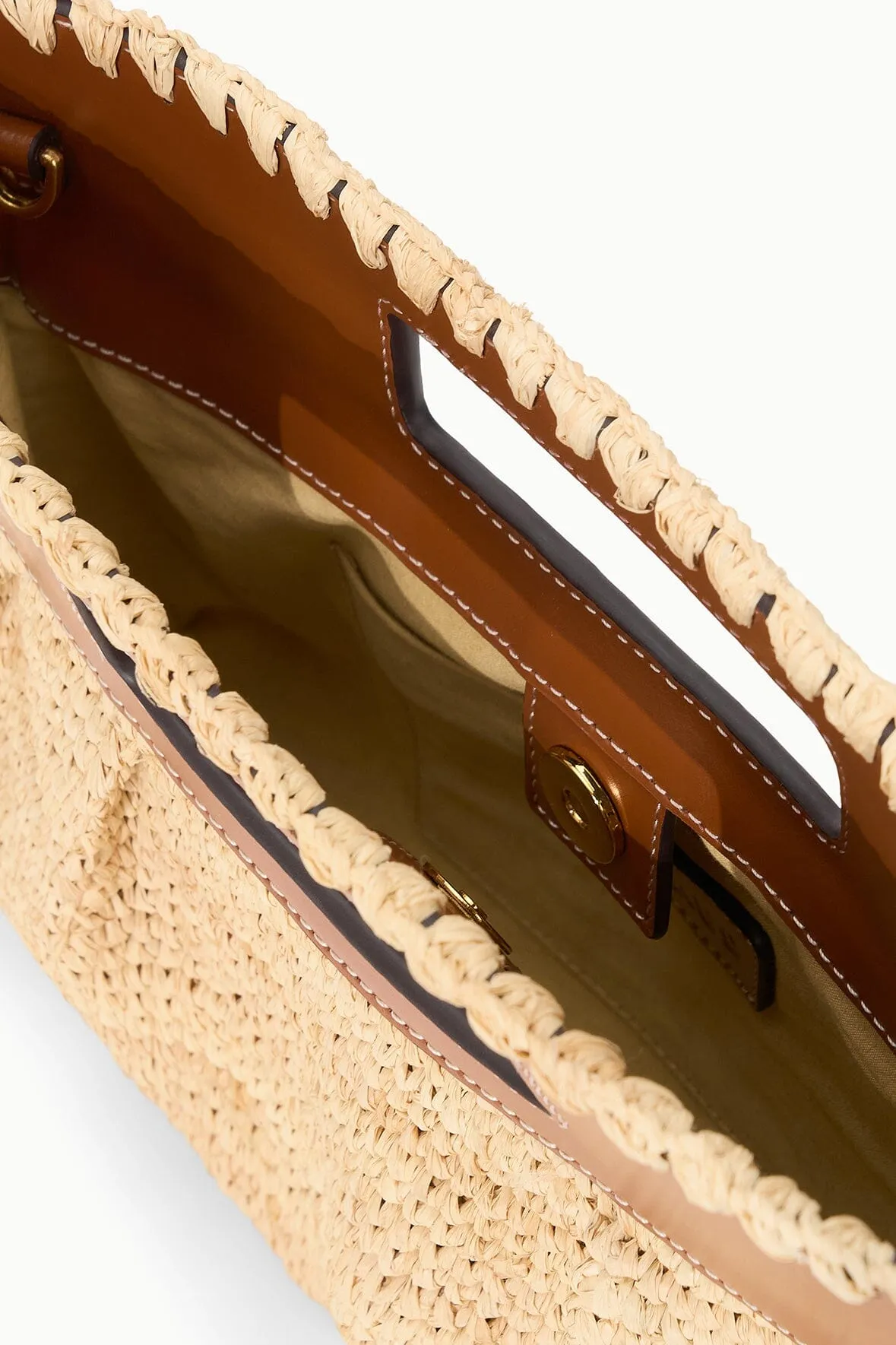LENA CLUTCH | NATURAL TAN