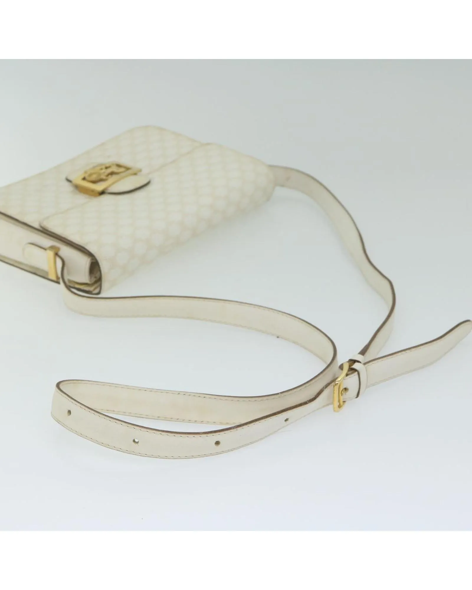 Macadam Canvas Shoulder Bag with Shoulder Drop from Italy
