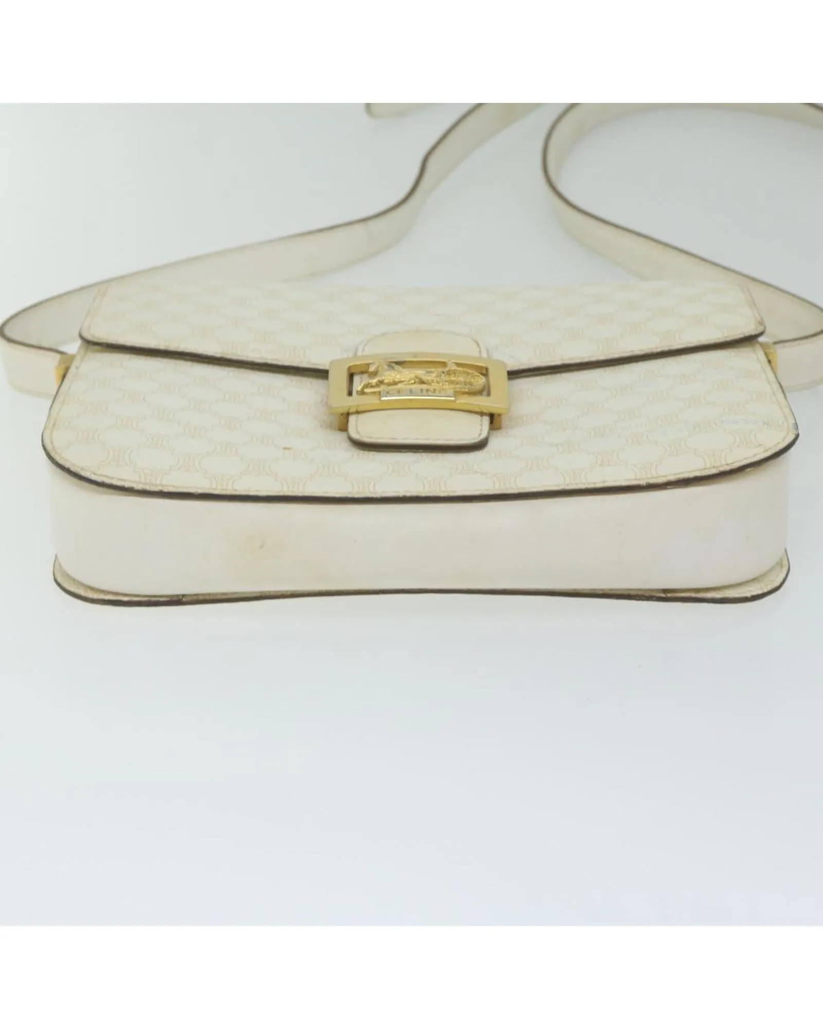Macadam Canvas Shoulder Bag with Shoulder Drop from Italy