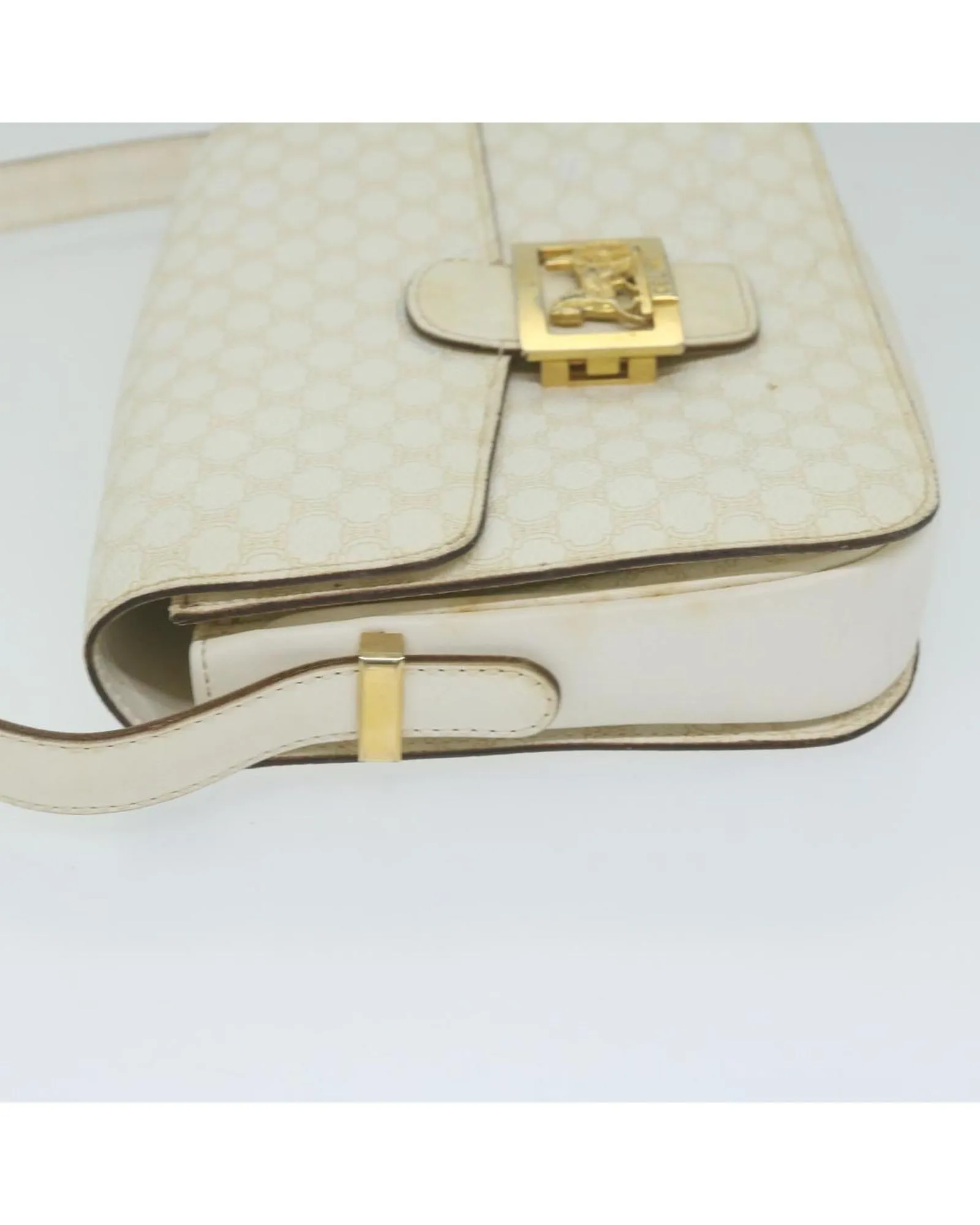Macadam Canvas Shoulder Bag with Shoulder Drop from Italy