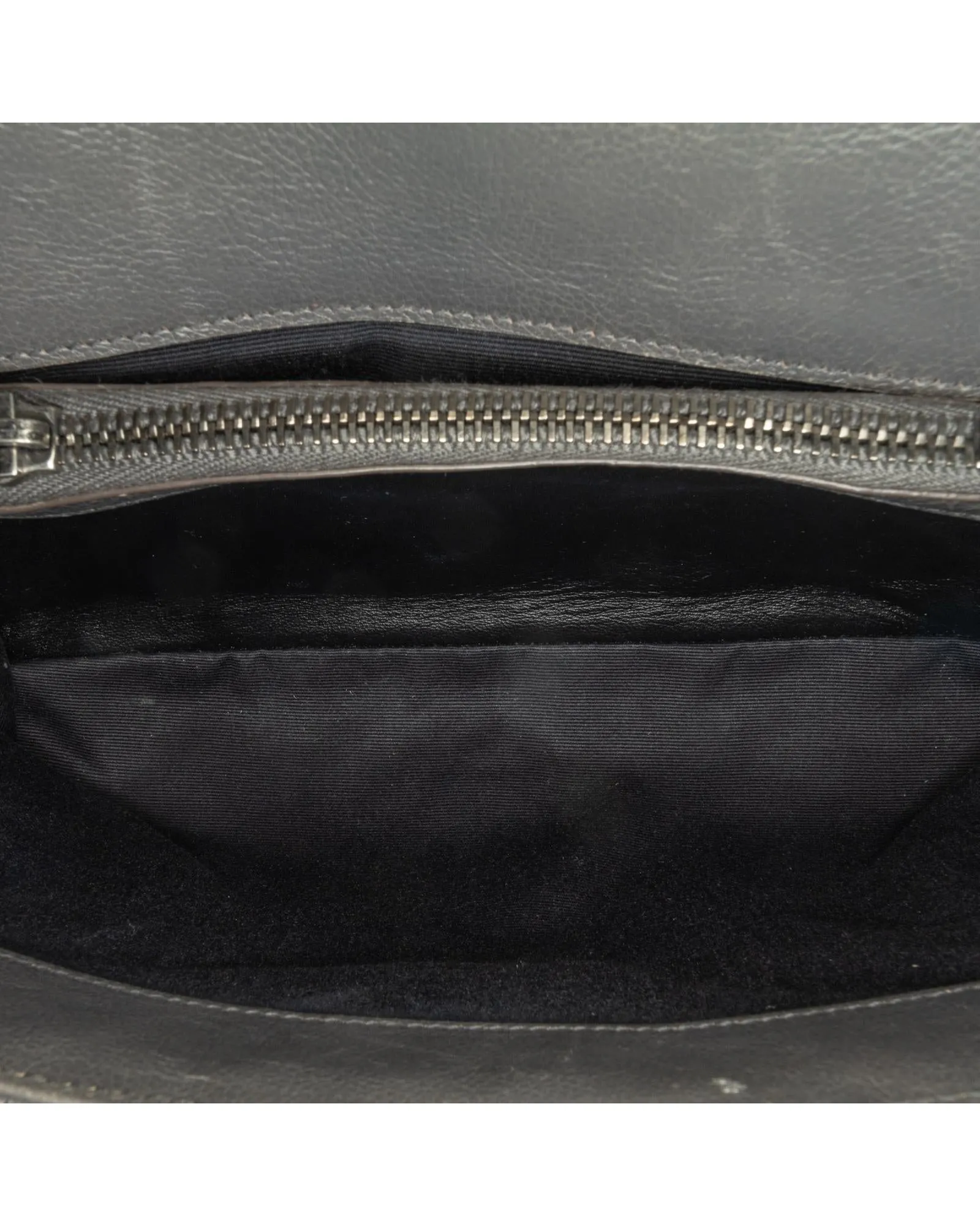 Medium Monogram Chevron Quilted Sheepskin Leather Satchel