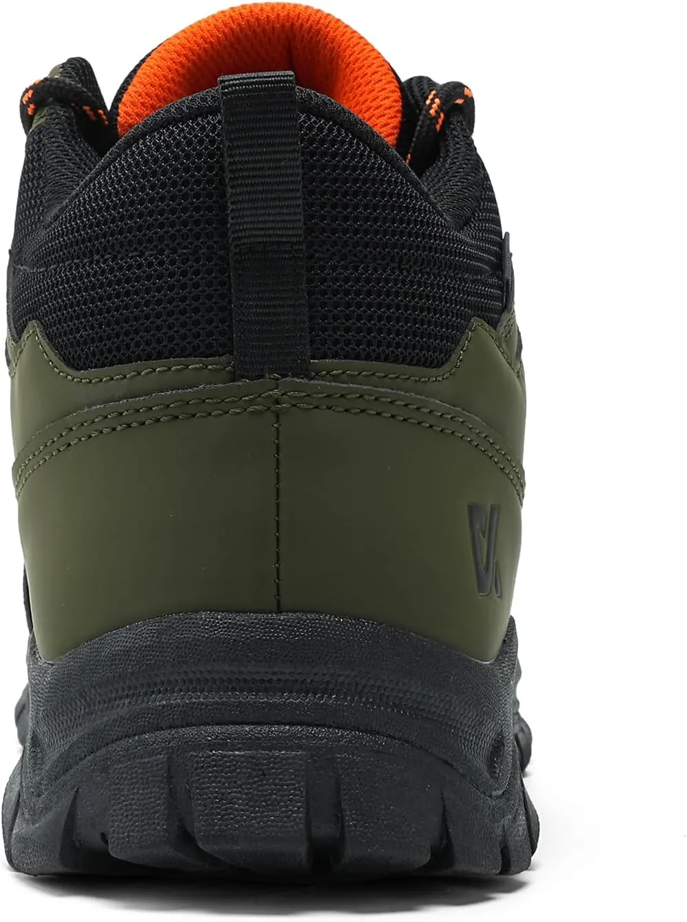 Men's Green Steel Toe Hiking Shoes, Industrial Safety Boots with Puncture Proof, Non Slip, Water Resistant, Comfortable for Construction, Outdoor, Work & Daily Use