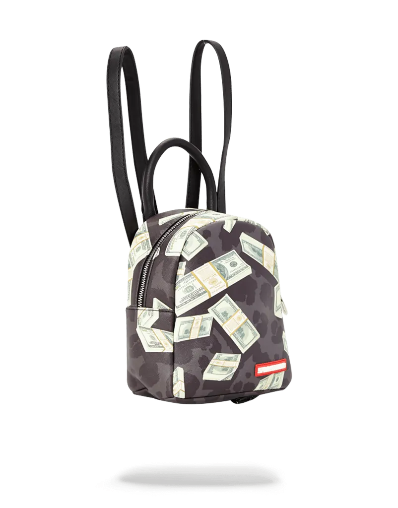 Money On Black Leopard Print Mini