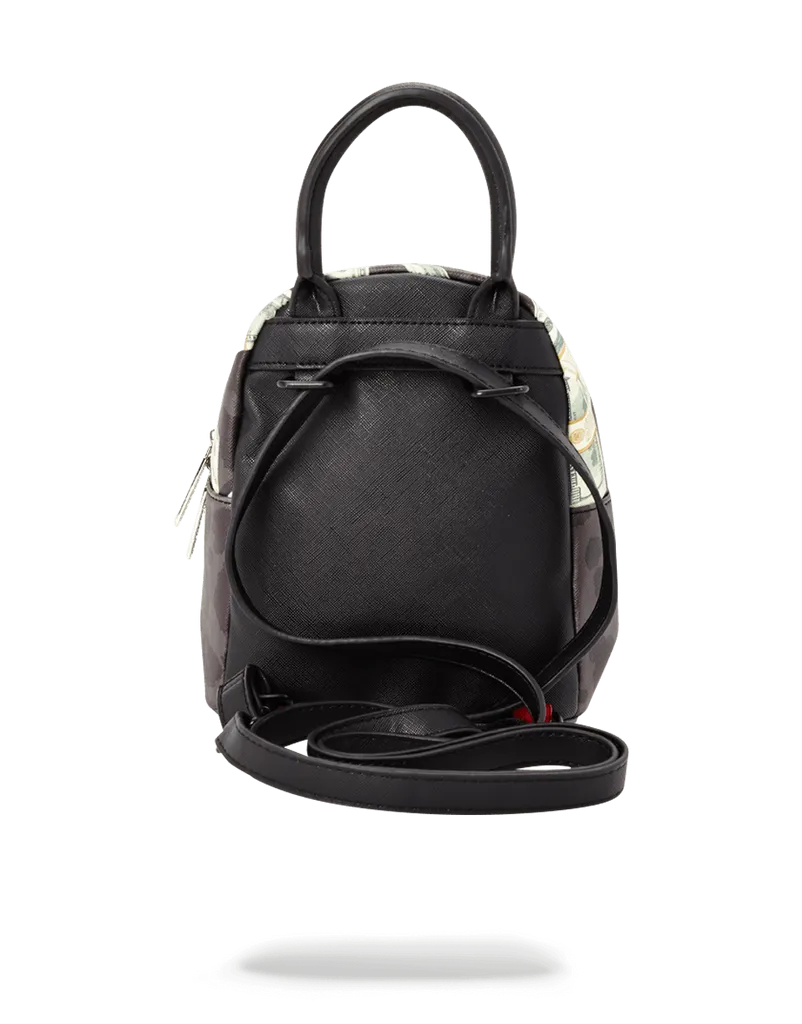 Money On Black Leopard Print Mini