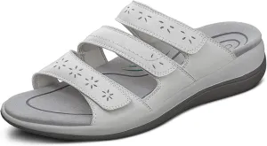 Orthofeet Women's Orthopedic Stretchable Slide Sahara Sandals