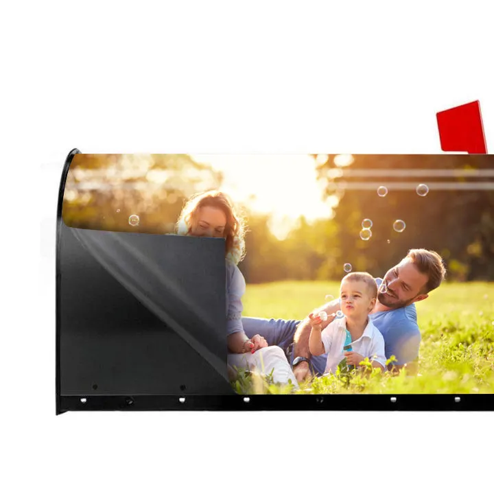 Personalized Mailbox Cover Address Sign Custom Photos for Family