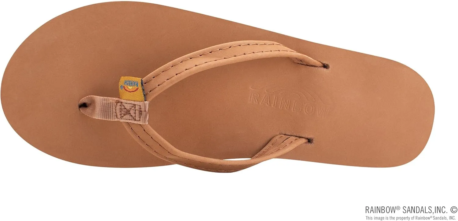 Rainbow Sandals Women's Single Layer Leather Sandal Narrow Strap