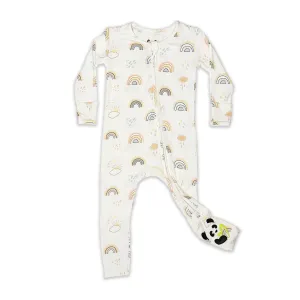 Rainbows Convertible Footie Bamboo Pajama