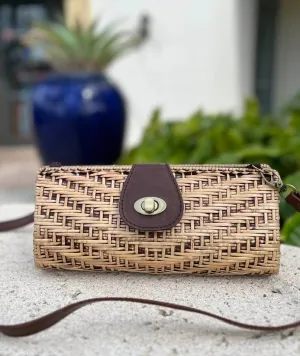 Rattan Convertible Clutch - Bali