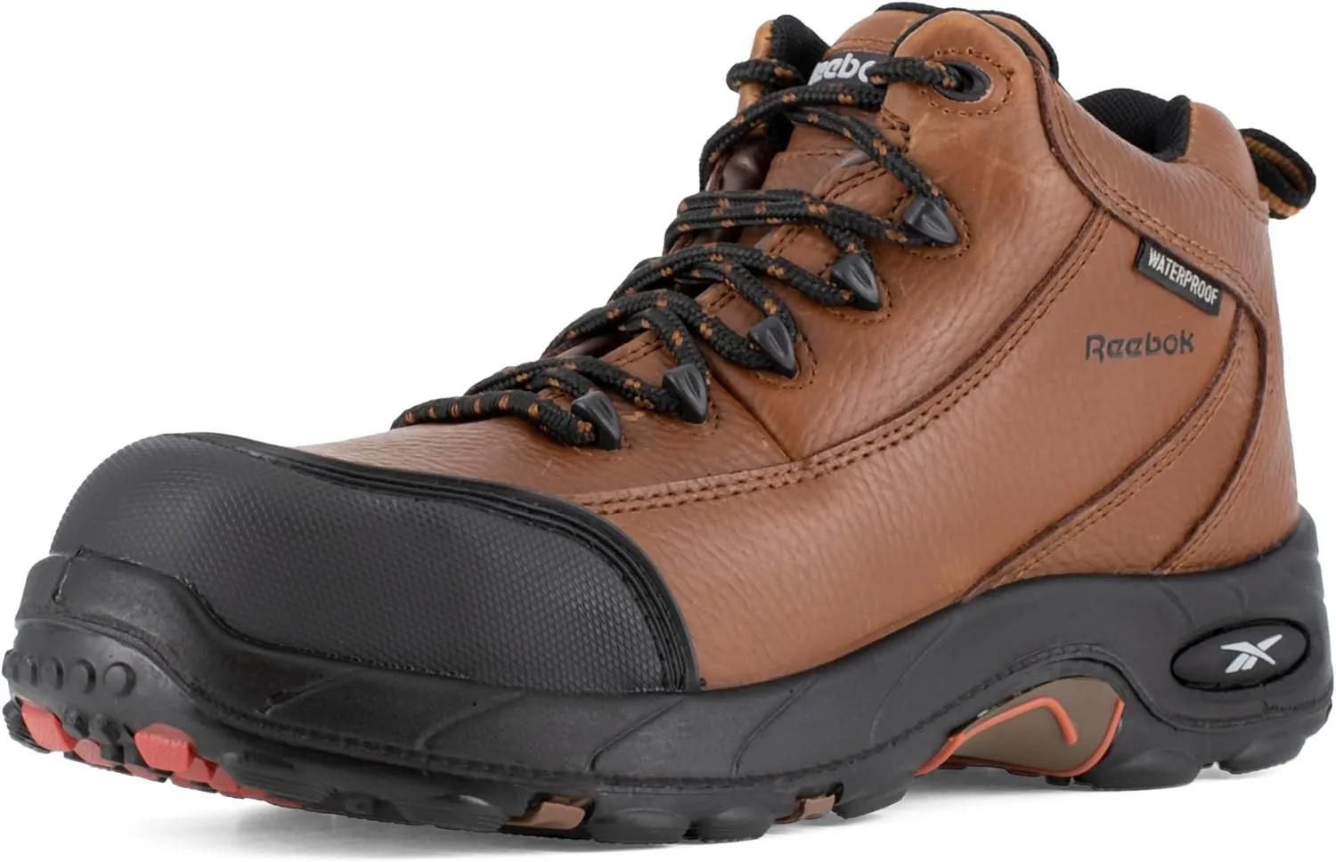 Reebok Work Men's RB4555 Tiahawk Safety Composite Toe Waterproof Sport Work Boot Black