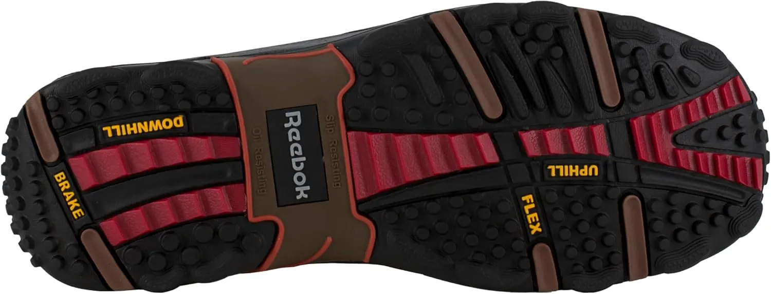 Reebok Work Men's RB4555 Tiahawk Safety Composite Toe Waterproof Sport Work Boot Black
