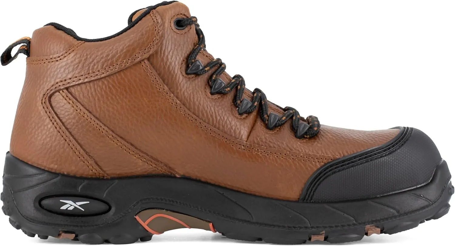 Reebok Work Men's RB4555 Tiahawk Safety Composite Toe Waterproof Sport Work Boot Black