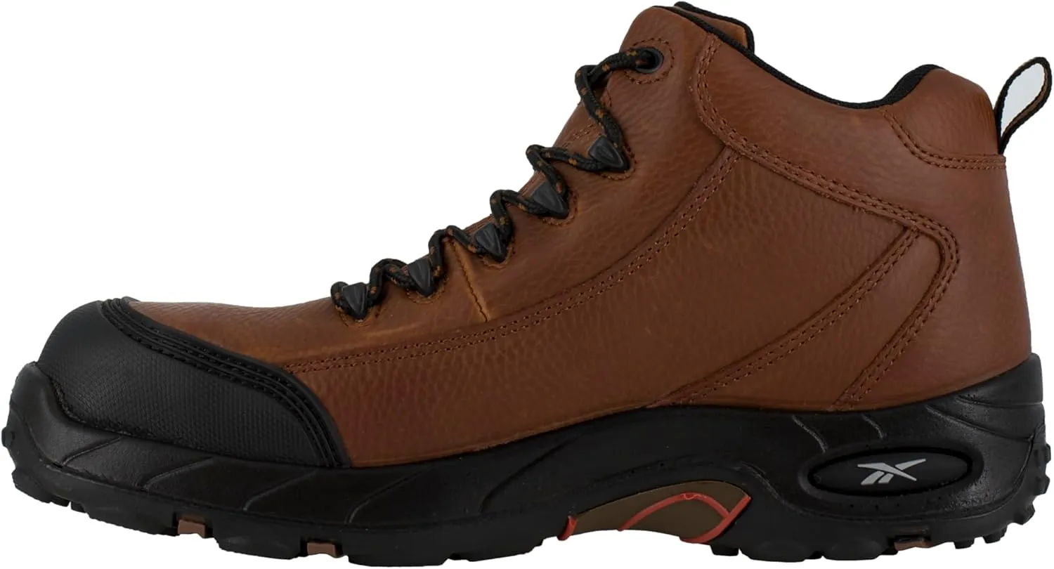 Reebok Work Men's RB4555 Tiahawk Safety Composite Toe Waterproof Sport Work Boot Black