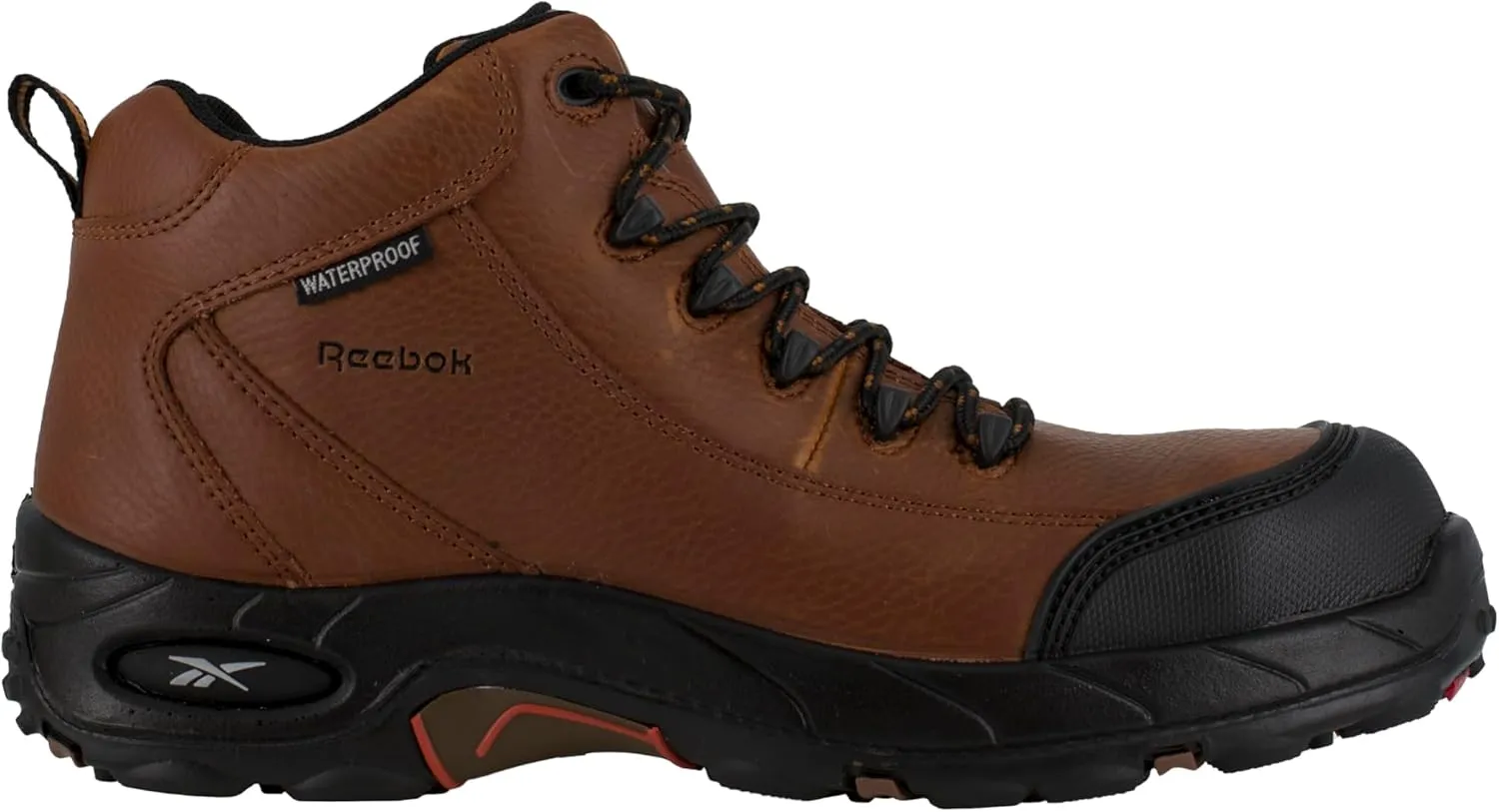 Reebok Work Men's RB4555 Tiahawk Safety Composite Toe Waterproof Sport Work Boot Black