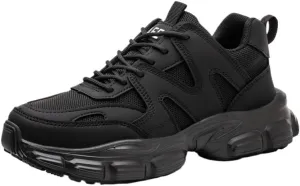 Steel Toe Shoes for Women Anti-Smashing & Puncture-Resistant Non-Skid & Puncture-Resistant Safety Shoes