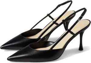 Tang'scuisins Women Fashion Slip on Slingback Buckle Pumps Closed Pointed Toe Stiletto High Heels Sandals Dress Party Wedding Prom Shoes Size 4-16 US