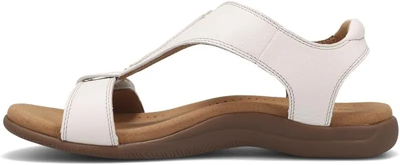 Taos The Show Premium Leather Women's Sandal - Experience Everyday Style, Comfort, Arch Support, Cooling Gel Padding and an Adjustable Fit for Exceptional Walking Comfort