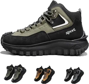 The First Young Shoes Men,Thefirstyoung Steeltoe Boots,Men's Safety Orthopedic Hiking Shoes for Outdoor Boots
