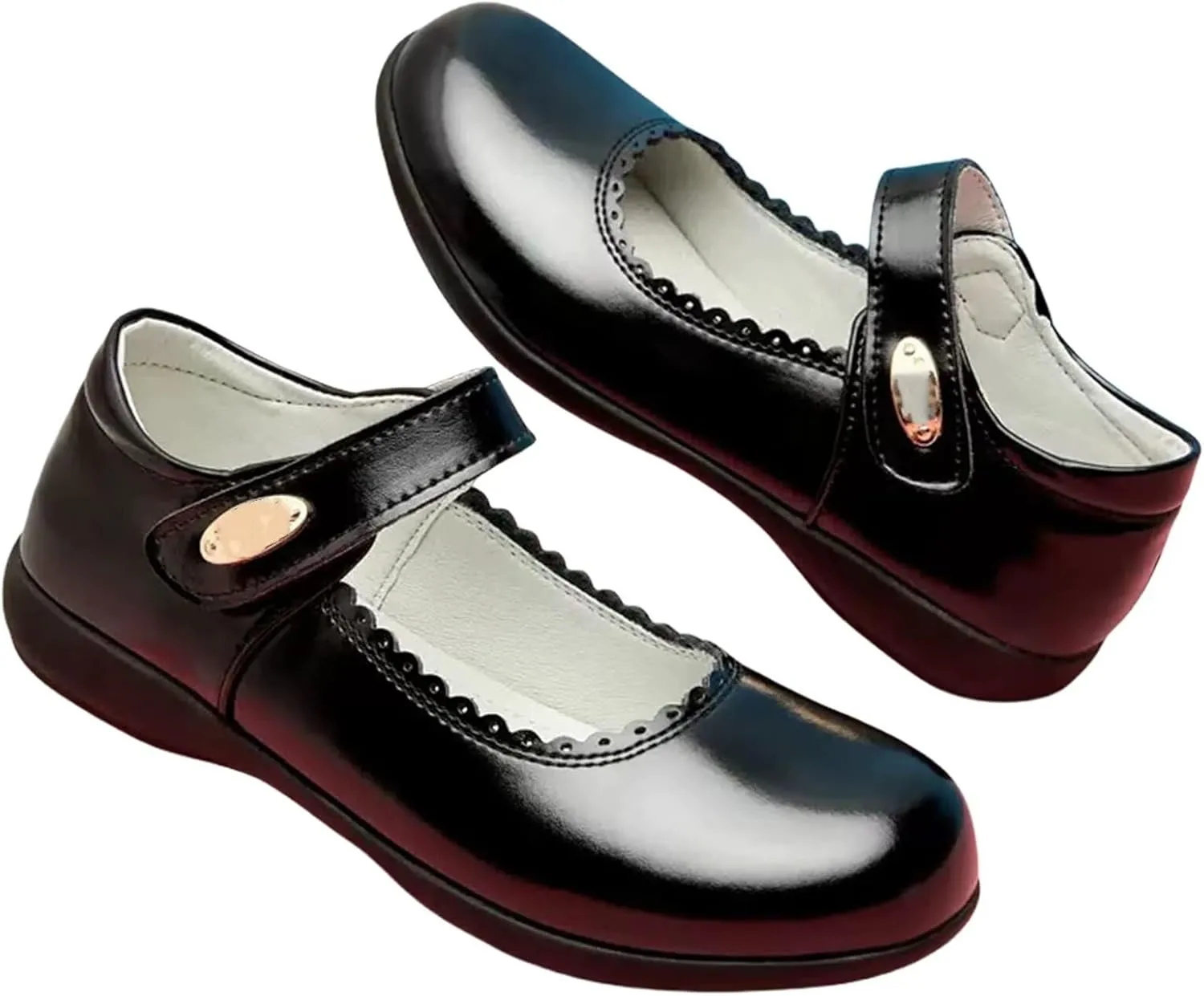 Toddler Girls Dress Shoes Princess Wedding Party Church Casual Walking School Uniform Shoes Leather