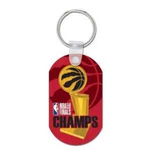 Toronto Raptors 2019 NBA Finals Champions WinCraft Team Colors Aluminum Keychain