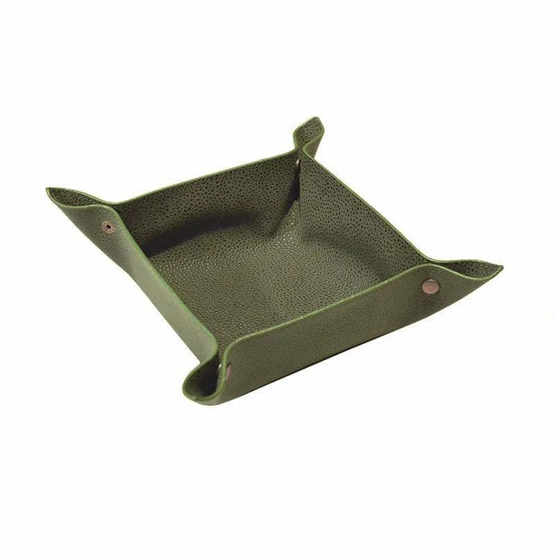 Valet Trays, Faux Suede Scotch Grain